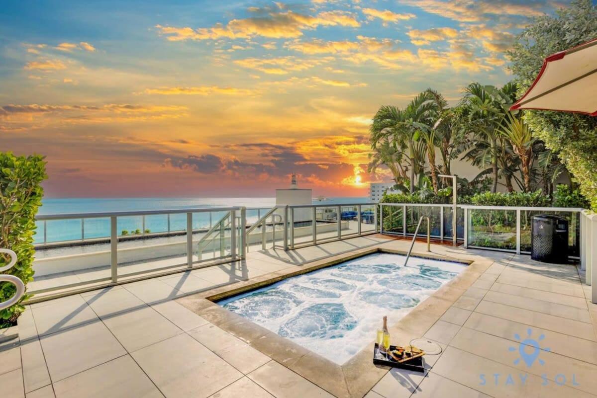 Rooftop Pool - Balcony - Hollywood Beach Broad - Walk Exteriör bild
