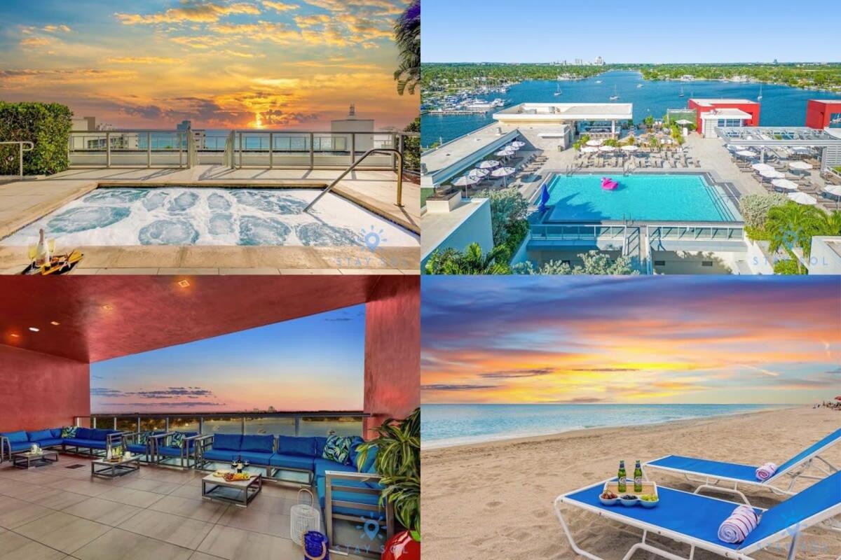 Rooftop Pool - Balcony - Hollywood Beach Broad - Walk Exteriör bild