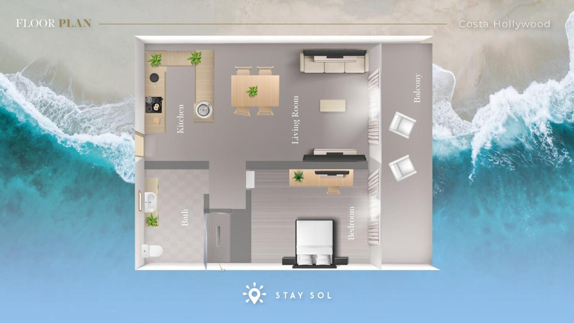 Rooftop Pool - Balcony - Hollywood Beach Broad - Walk Exteriör bild